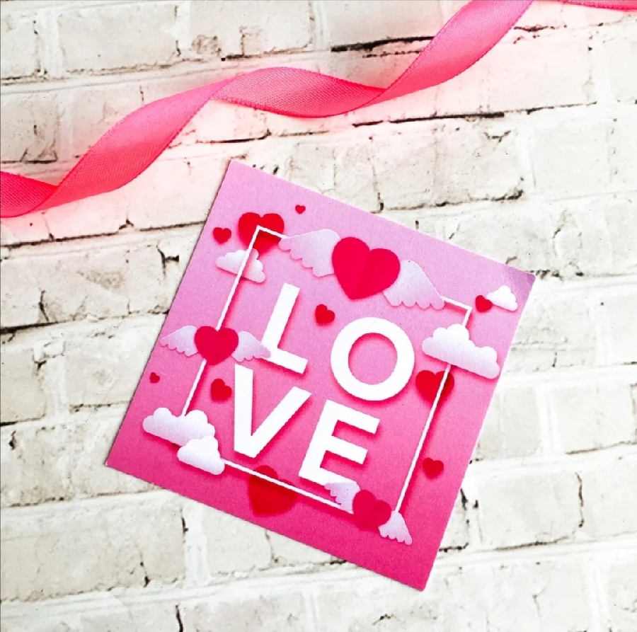 картинка Открытка "LOVE" от магазина Dreambox