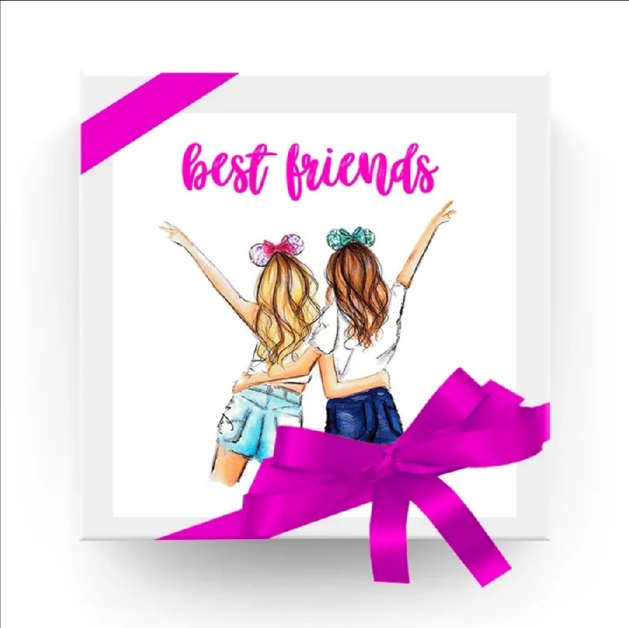 картинка Коробочка подарочная "BEST FRIENDS!" от магазина Dreambox
